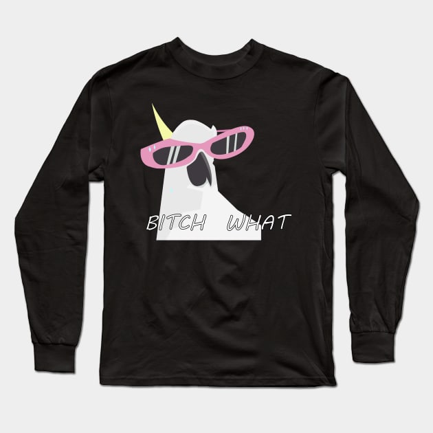 Bch what? Long Sleeve T-Shirt by MigiDesu